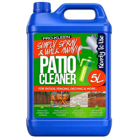 ProKleen Simply Spray & Walk away Green Mould And Algae Remover Ready To Use For Patios, Fencing, Decking And More